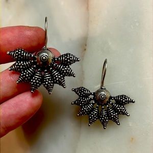 NWT Stud Hook Oxidized Indian Traditonal Ethnic bollywood influenced earring